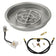Load image into Gallery viewer, American Fire Products 19 Inch Round Stainless Steel Drop-In Pan with 12 Inch Fire Pit Ring Burner and AWEIS Electronic Ignition System for Whole House Propane Fire Pits
