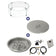 Load image into Gallery viewer, American Fire Products 19 inch round drop-in pan with spark ignition kit 12 inch fire pit ring natural gas bundle