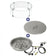 Load image into Gallery viewer, American Fire Products 19 inch round drop-in pan with spark ignition kit 12 inch fire pit ring propane bundle