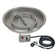 Load image into Gallery viewer, 19 inch round stainless steel drop-in fire pit pan with electric ignition system kit CSA certified by American Fire Products