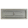 Load image into Gallery viewer, Top view of American Fire Products 24 inch by 8 inch stainless steel rectangular drop-in fire pit pan with built-in H-burner