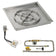 Load image into Gallery viewer, American Fire Products 24 Inch Square Stainless Steel Drop-In Pan with 18 Inch Ring Burner and AWEIS Electronic Ignition System for Natural Gas Fire Pits