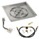 Load image into Gallery viewer, American Fire Products 24 Inch Square Stainless Steel Drop-In Pan with 18 Inch Ring Burner and AWEIS Electronic Ignition System for Whole House Propane Fire Pits