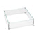 Load image into Gallery viewer, American Fire Products 24 inch square glass flame guard for drop-in fire pit pan with clear tempered glass panels