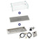 Load image into Gallery viewer, American Fire Products 24 inch x 8 inch Rectangular Drop-In Fire Pit Pan with Spark Ignition Kit Propane Bundle with flame guard and burner cover