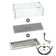 Load image into Gallery viewer, American Fire Products 24 inch x 8 inch Rectangular Stainless Steel Drop-In Fire Pit Pan with AWEIS System Whole House Propane Bundle with flame guard and burner cover