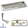 Load image into Gallery viewer, American Fire Products 24" x 8" Rectangular Stainless Steel Drop-In Pan with Built-In H-Burner and AWEIS Electronic Ignition System for Natural Gas Fire Pits