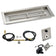 Load image into Gallery viewer, American Fire Products 24 x 8 inch rectangular stainless steel drop-in fire pit pan with natural gas spark ignition kit featuring built-in H-burner and durable stainless steel construction