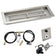 Load image into Gallery viewer, American Fire Products 24 x 8 inch rectangular stainless steel drop-in fire pit pan with propane spark ignition kit featuring built-in H-burner, air mixer, and regulator