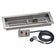 Load image into Gallery viewer, 24 inch by 8 inch stainless steel rectangular drop-in fire pit pan with electric ignition system kit CSA certified by American Fire Products