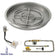 Load image into Gallery viewer, American Fire Products 25 Inch Round Stainless Steel Drop-In Pan with 18 Inch Fire Pit Ring Burner and AWEIS Electronic Ignition System for Natural Gas Fire Pits