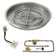 Load image into Gallery viewer, American Fire Products 25 Inch Round Stainless Steel Drop-In Pan with 18 Inch Fire Pit Ring Burner and AWEIS Electronic Ignition System for Natural Gas Fire Pits