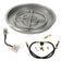Load image into Gallery viewer, American Fire Products 25 Inch Round Stainless Steel Drop-In Pan with 18 Inch Fire Pit Ring Burner and AWEIS Electronic Ignition System for Whole House Propane Fire Pits