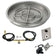 Load image into Gallery viewer, American Fire Products 25 inch round stainless steel drop-in fire pit pan with 18 inch fire pit ring burner and natural gas spark ignition kit
