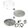 Load image into Gallery viewer, American Fire Products 25 inch round drop-in pan with spark ignition kit 18 inch fire pit ring propane bundle