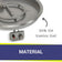 Load image into Gallery viewer, American Fire Products 25 inch round stainless steel drop-in fire pit pan made from durable 304 stainless steel material for outdoor fire features