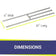 Load image into Gallery viewer, American Fire Products 30 inch stainless steel H-style burner dimensions and specifications for natural gas fire pits