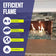 Load image into Gallery viewer, American Fire Products 30 inch H-style burner providing efficient consistent flames in indoor outdoor fireplace with fire glass and 150000 BTU heat output