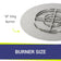 Load image into Gallery viewer, American Fire Products 30 inch round stainless steel flat fire pit pan highlighting the included 18 inch fire ring burner size.