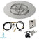 Load image into Gallery viewer, American Fire Products 30 inch round flat stainless steel fire pit pan with 18 inch ring burner and propane spark ignition kit