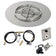 Load image into Gallery viewer, American Fire Products 30 inch round flat stainless steel fire pit pan with 18 inch ring burner and propane spark ignition kit