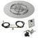 Load image into Gallery viewer, American Fire Products 30 inch round flat stainless steel fire pit pan with 18 inch ring burner and natural gas spark ignition kit