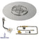 Load image into Gallery viewer, American Fire Products 30 Inch Round Stainless Steel Flat Pan with AWEIS Electronic Ignition System and 18 Inch Ring Burner for Natural Gas Fire Pits