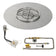 Load image into Gallery viewer, American Fire Products 30 Inch Round Stainless Steel Flat Pan with AWEIS Electronic Ignition System and 18 Inch Ring Burner for Natural Gas Fire Pits