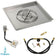 Load image into Gallery viewer, American Fire Products 30 Inch Square Stainless Steel Drop-In Pan with 18 Inch Ring Burner and AWEIS Electronic Ignition System for Whole House Propane Fire Pits