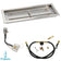 Load image into Gallery viewer, American Fire Products 30 x 10 rectangular stainless steel drop-in pan with AWEIS system and built-in H-burner for whole house propane outdoor fire pit installation