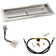 Load image into Gallery viewer, American Fire Products 30 x 10 rectangular stainless steel drop-in pan with AWEIS system and built-in H-burner for whole house propane outdoor fire pit installation