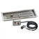 Load image into Gallery viewer, 30 inch by 10 inch stainless steel rectangular drop-in fire pit pan with electric ignition system kit CSA certified by American Fire Products
