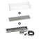 Load image into Gallery viewer, American Fire Products 30 inch x 6 inch linear stainless steel drop-in fire pit pan with CSA certified electric ignition system bundle
