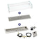 Load image into Gallery viewer, American Fire Products 30 inch by 6 inch linear drop-in fire pit pan with push button spark ignition kit natural gas bundle for outdoor fire pits