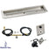 Load image into Gallery viewer, American Fire Products 30 x 6 inch stainless steel linear drop-in pan with natural gas spark ignition kit, built-in T-burner, gas hoses, and chrome key valve for outdoor fire pits