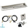 Load image into Gallery viewer, American Fire Products 30 x 6 inch linear stainless steel drop-in pan with spark ignition kit propane featuring built-in T-burner regulator air mixer gas hoses and chrome key valve for outdoor fire pits