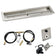 Load image into Gallery viewer, American Fire Products 30 x 6 inch linear stainless steel drop-in pan with spark ignition kit propane featuring built-in T-burner regulator air mixer gas hoses and chrome key valve for outdoor fire pits