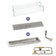 Load image into Gallery viewer, American Fire Products 30 inch by 6 inch stainless steel linear drop-in fire pit pan with AWEIS natural gas ignition system bundle