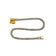 Load image into Gallery viewer, American Fire Products 34 inch Quiet-Flex gas line with safety shut-off valve for fire pit and fireplace gas installation systems