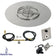 Load image into Gallery viewer, American Fire Products 36 inch round flat stainless steel fire pit pan with 18 inch ring burner and natural gas spark ignition kit for outdoor fire pit system