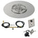 Load image into Gallery viewer, American Fire Products 36 inch round flat stainless steel fire pit pan with 18 inch ring burner and natural gas spark ignition kit for outdoor fire pit system