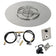 Load image into Gallery viewer, American Fire Products 36 inch round flat stainless steel fire pit pan with 18 inch ring burner and propane spark ignition kit outdoor fire pit system