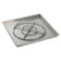 Load image into Gallery viewer, American Fire Products 36 inch square stainless steel drop-in fire pit pan with 24 inch stainless steel fire pit ring burner for custom outdoor fire pits