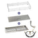 Load image into Gallery viewer, American Fire Products 36 inch x 12 inch Rectangular Stainless Steel Drop-In Fire Pit Pan with AWEIS System Whole House Propane Bundle with flame guard and burner cover