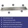 Load image into Gallery viewer, American Fire Products 36 inch x 6 inch stainless steel linear drop-in fire pit pan featuring 304 stainless steel construction, triple reinforced walls, installation lip, weep holes, and 65000 BTU maximum heat output