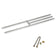 Load image into Gallery viewer, American Fire Products 36 inch x 6 inch stainless steel H-style burner for natural gas fire pits and fireplaces