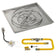 Load image into Gallery viewer, American Fire Products 36 inch square drop-in pan with 30 inch ring burner and high-capacity AWEIS natural gas ignition system for outdoor fire pits