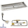 Load image into Gallery viewer, American Fire Products 36 x 12 rectangular stainless steel drop-in pan with AWEIS system and built-in H-burner for natural gas outdoor fire pit installation