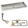 Load image into Gallery viewer, American Fire Products 36 x 12 rectangular stainless steel drop-in pan with AWEIS system and built-in H-burner for natural gas outdoor fire pit installation