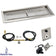 Load image into Gallery viewer, American Fire Products 36 x 12 inch rectangular stainless steel drop-in fire pit pan with spark ignition kit natural gas built-in H-burner and chrome key valve